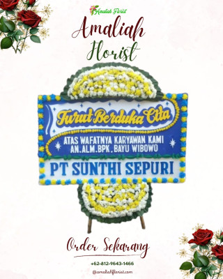 Papan Bunga Duka di Kalikajar