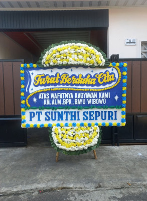 Papan Bunga Duka di Kalikajar
